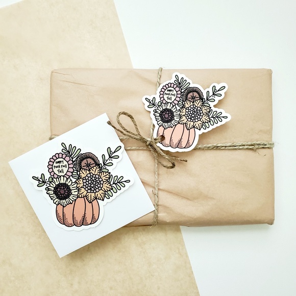LB057 STICKERS Custom Poshmark Happy Posh Fall Y'all Shipping [Price Firm] - Picture 7 of 10